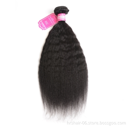 Wholesale virgin hair vendors, Brazilian hair in mozambique, kinky straight human hair bundle with closure